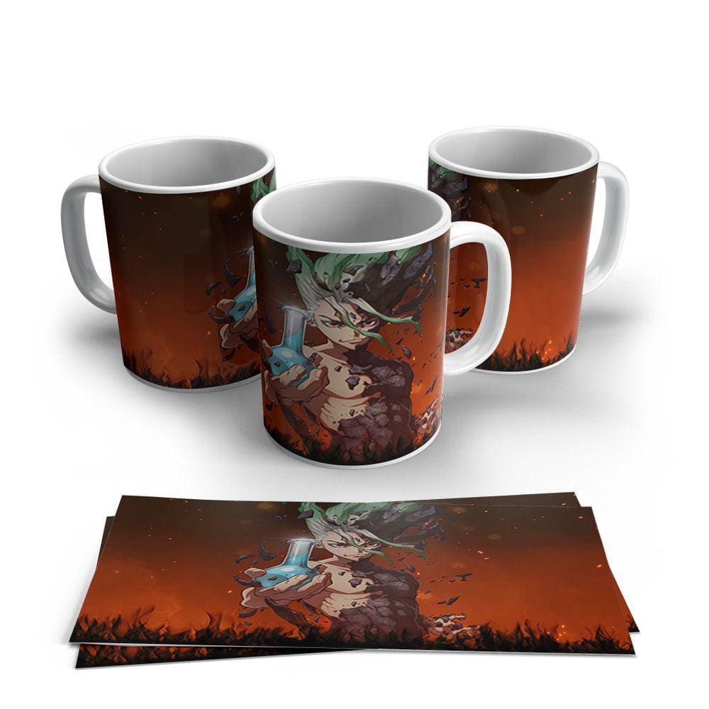 Caneca de Porcelana Dr Stone Modelo 12