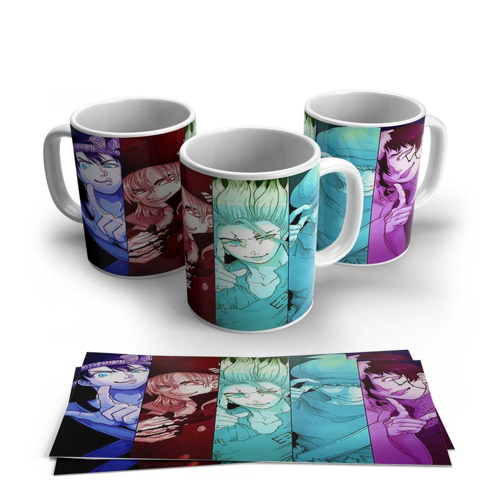 Caneca de Porcelana Dr Stone Modelo 04