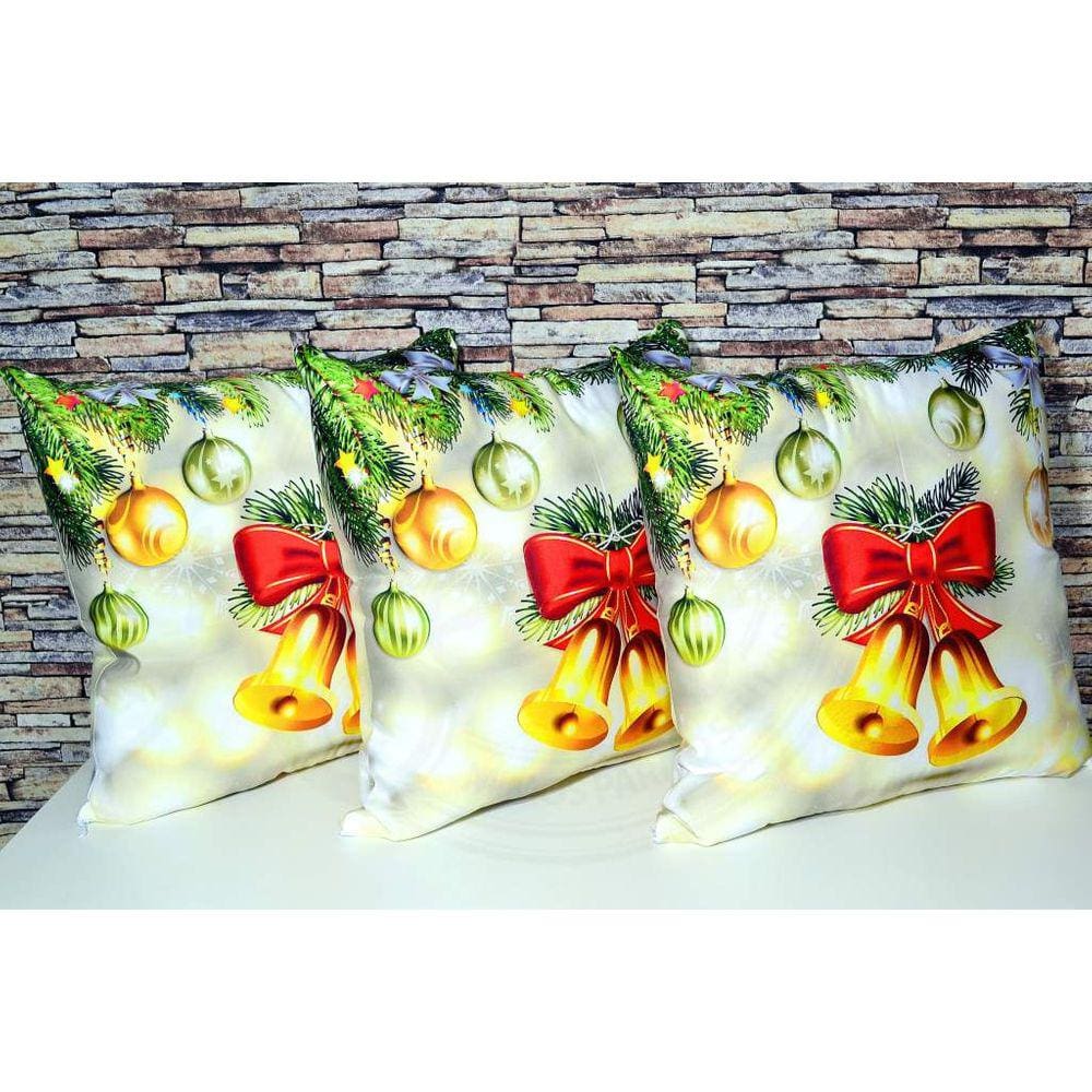 Capa de Almofada Natal - Sinos de Natal