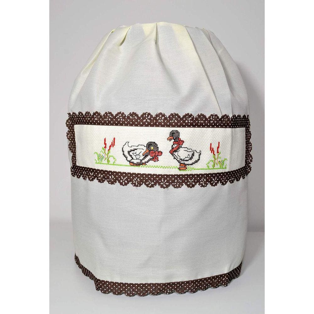 Capa de Botijão Palha - Patinho Marrom