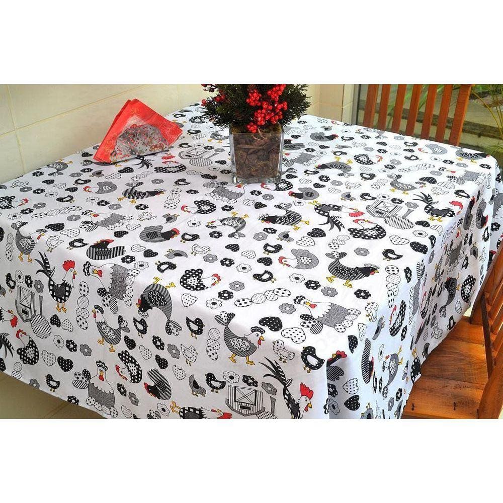 Toalha de Mesa Oxford - Galinhas