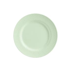 Prato Sobremesa Cerâmica Branca 21cm Alleanza