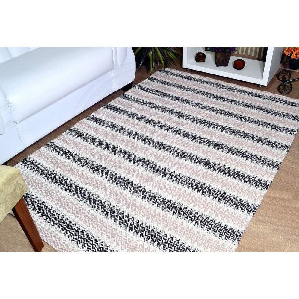 Tapetão de Sala Cristal  - Bege e Marrom