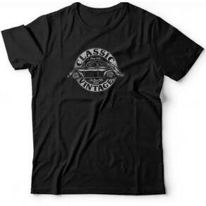 Camiseta algodão carros - Fusca: Classic Vintage