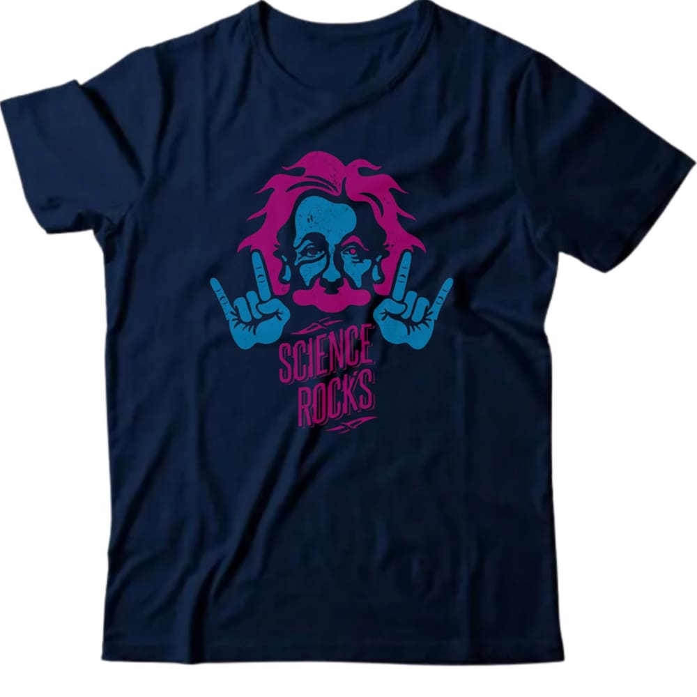 Camiseta desenhos - Eistein: Science Rocks