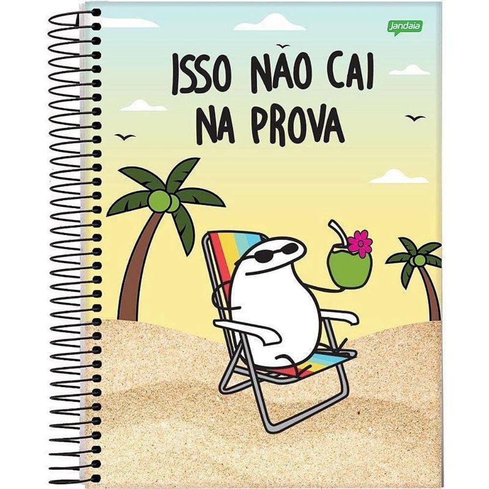 Caderno Jandaia 15x1 Capa Dura Flork - 240 Folhas