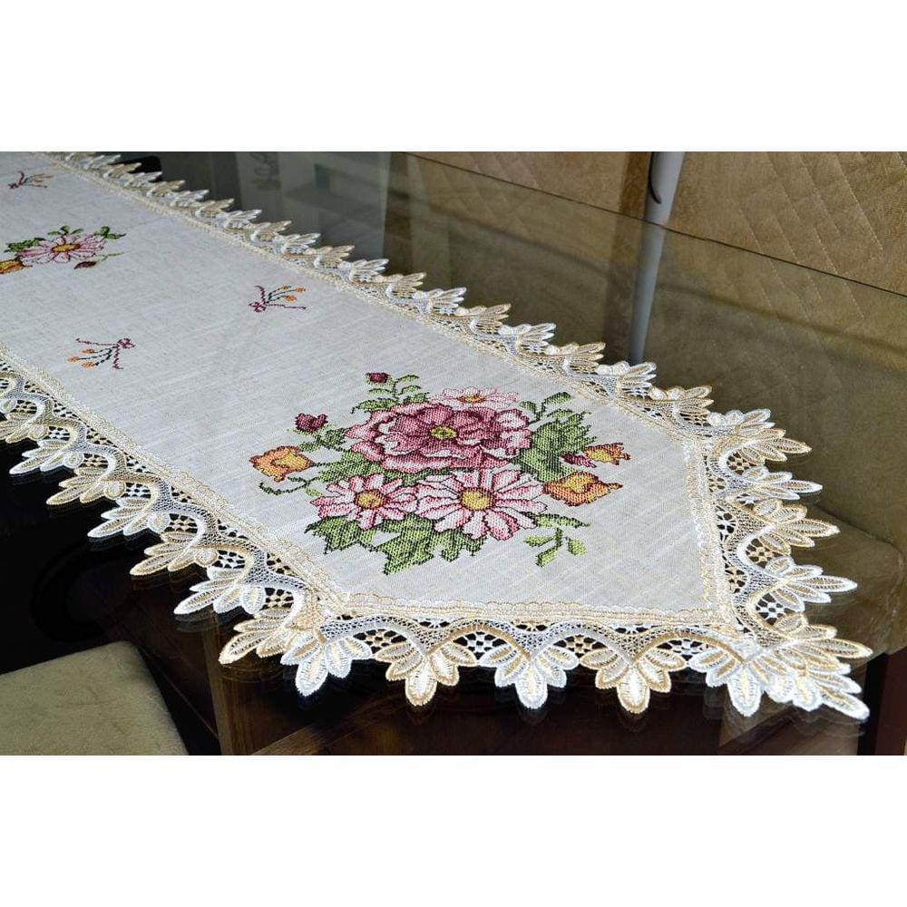 Caminho de Mesa Rose Flower - 1,50 m