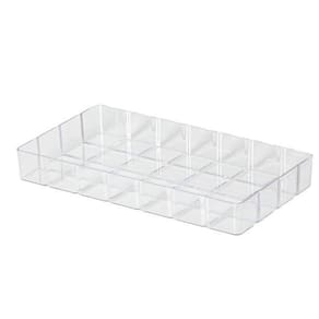Bandeja Bisotê Retangular Transparente 35X19X4,5Cm Paramount