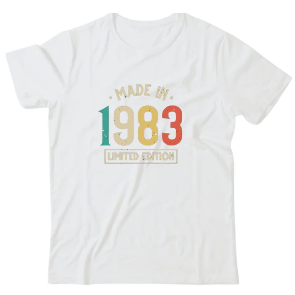 Camiseta algodão cronológicas- From 1983
