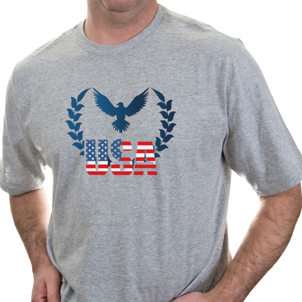 Camiseta algodão geografia - USA eggle