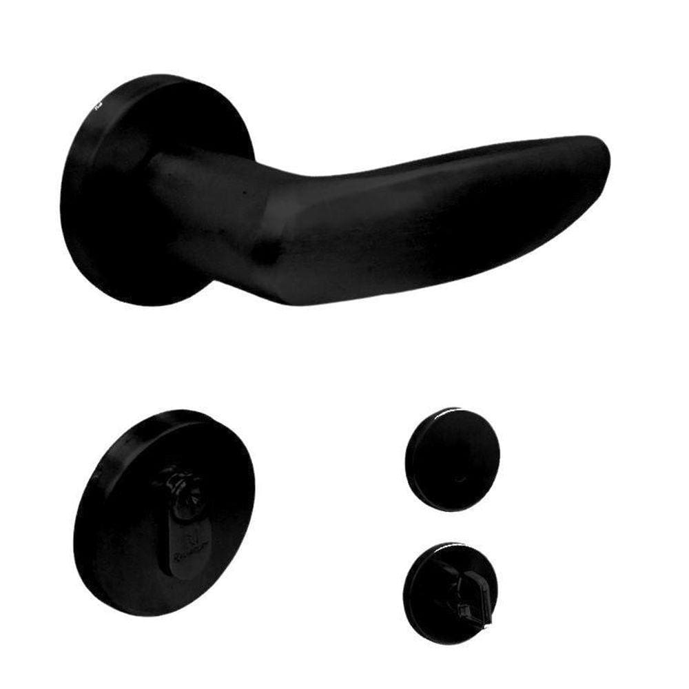 Fechadura Apus 115-Z Preto Fosco 55Mm Banheiro
