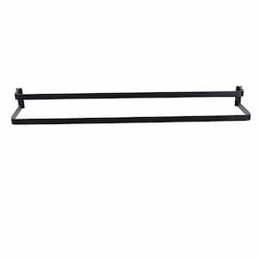Acessórios Banheiro 4 Peças Toalheiro Duplo 60Cm Aluminio