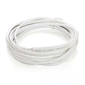 Cabo De Rede Blindado Cat5E Branco - 15 Metros