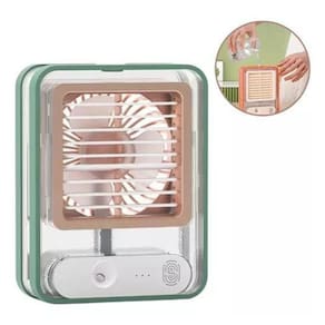 Ventilador Portátil com Umidificador e Luz LED 6