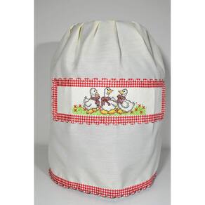 Capa de Botijão Palha - Patinhos Engravatados