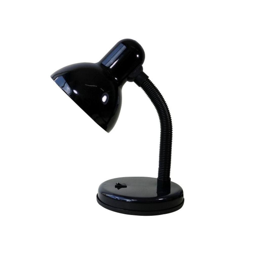 Luminária De Mesa De Metal Com Base De Apoio 33,5cm Bivolt
