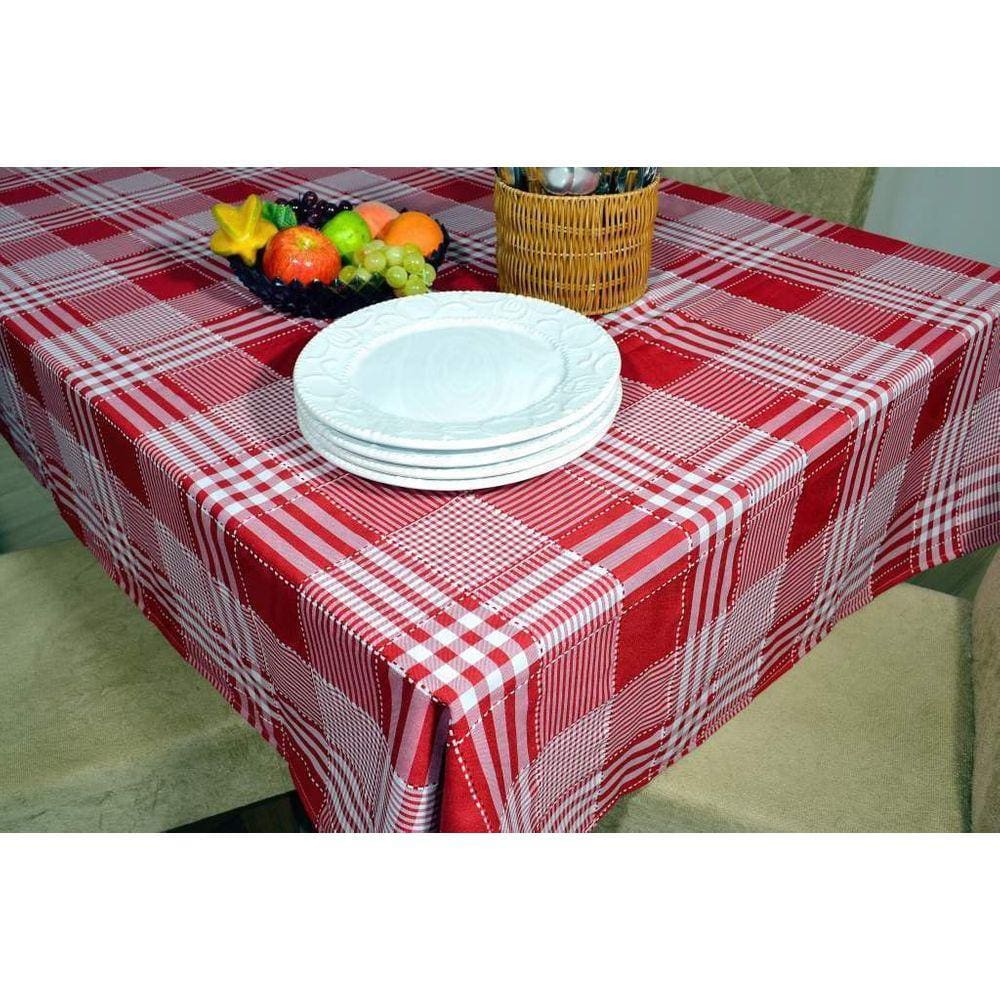 Toalha de Mesa Picnic - Vermelho Listras