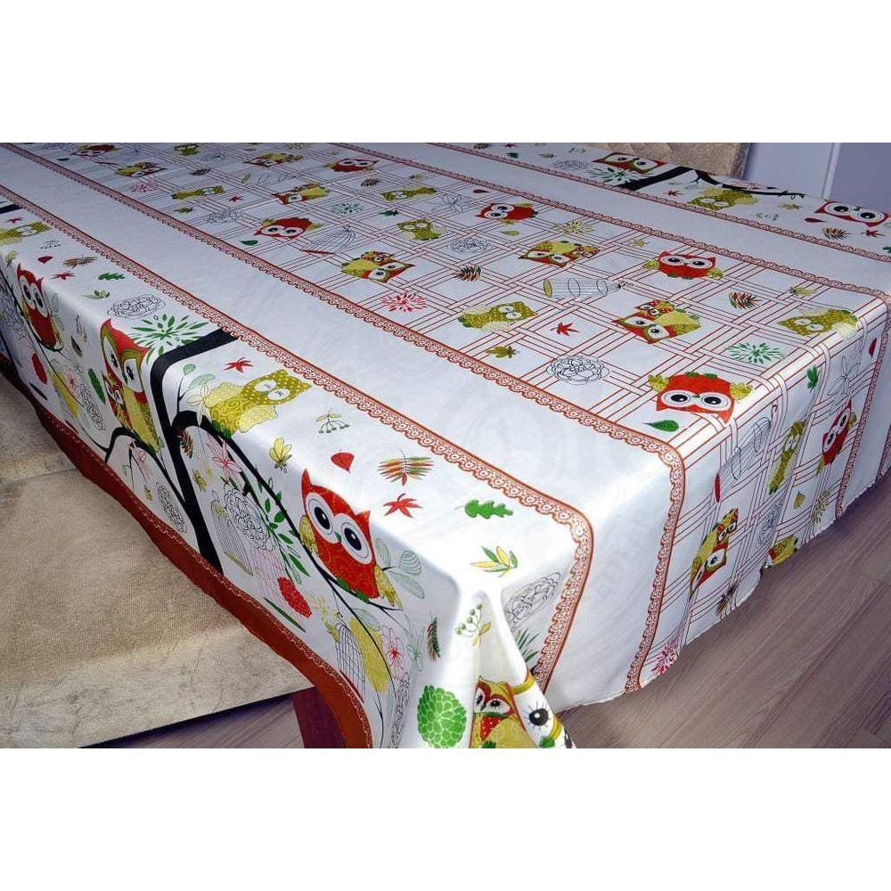 Toalha de Mesa Oxford - Corujas na Árvore