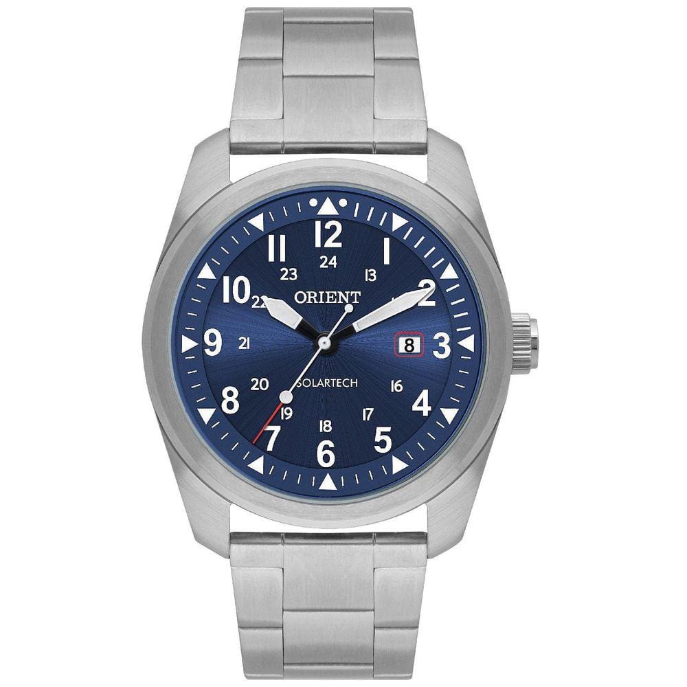 Relógio Orient Masculino Prateado Mbss1447 D2Sx