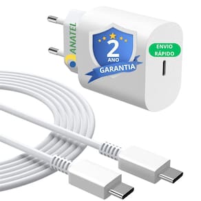 Carregador Samsung Compatível M30-M33-M23-A23-A13-A33-A73