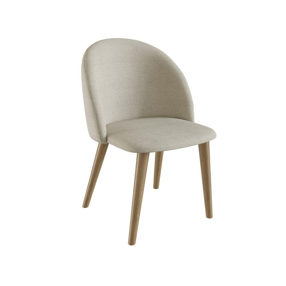 Cadeira para Sala de Jantar Ediane Yescasa Bege