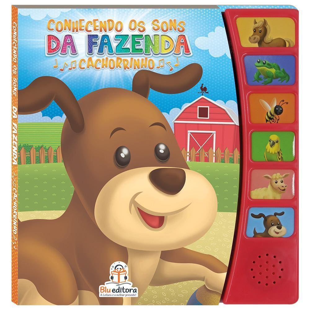 Livro Sonoro Fazenda: Cachorrinho - ISBN 978-65-87715-39-1