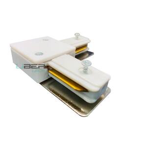 Conector Emenda Em L Para Trilho Eletrificado - Branco