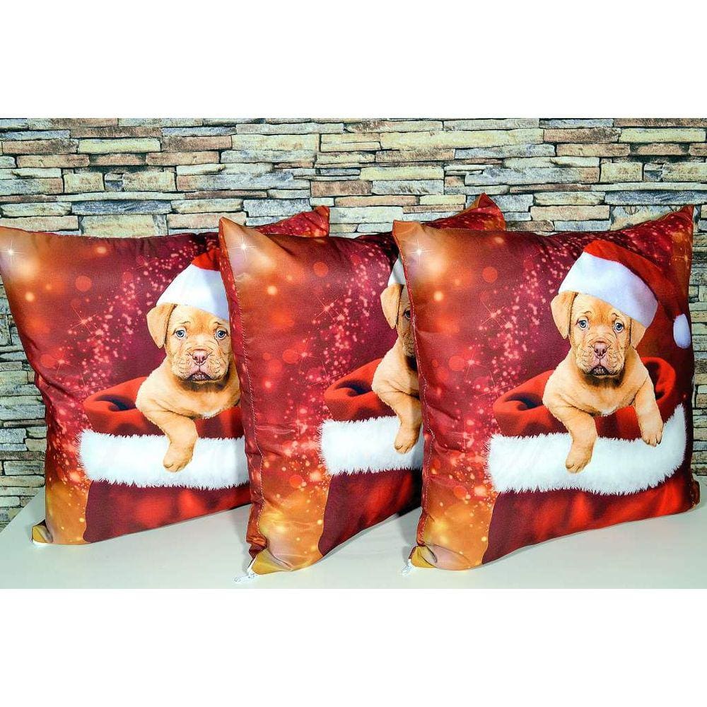 Capa de Almofada Natal - Dog