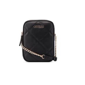 Bolsa Guess Quincey Alça Dourada 19x14,5x6cm