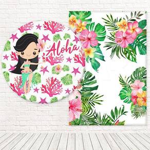 Kit Painéis Casadinho 3D Sublimado Tropical Hawai Fpc-143