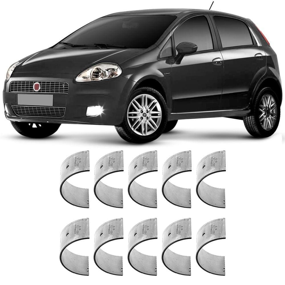 Bronzina Casquilho Mancal 0.25 Punto Idea Linea 16V 2010 a 2016 Metal Leve BC-745