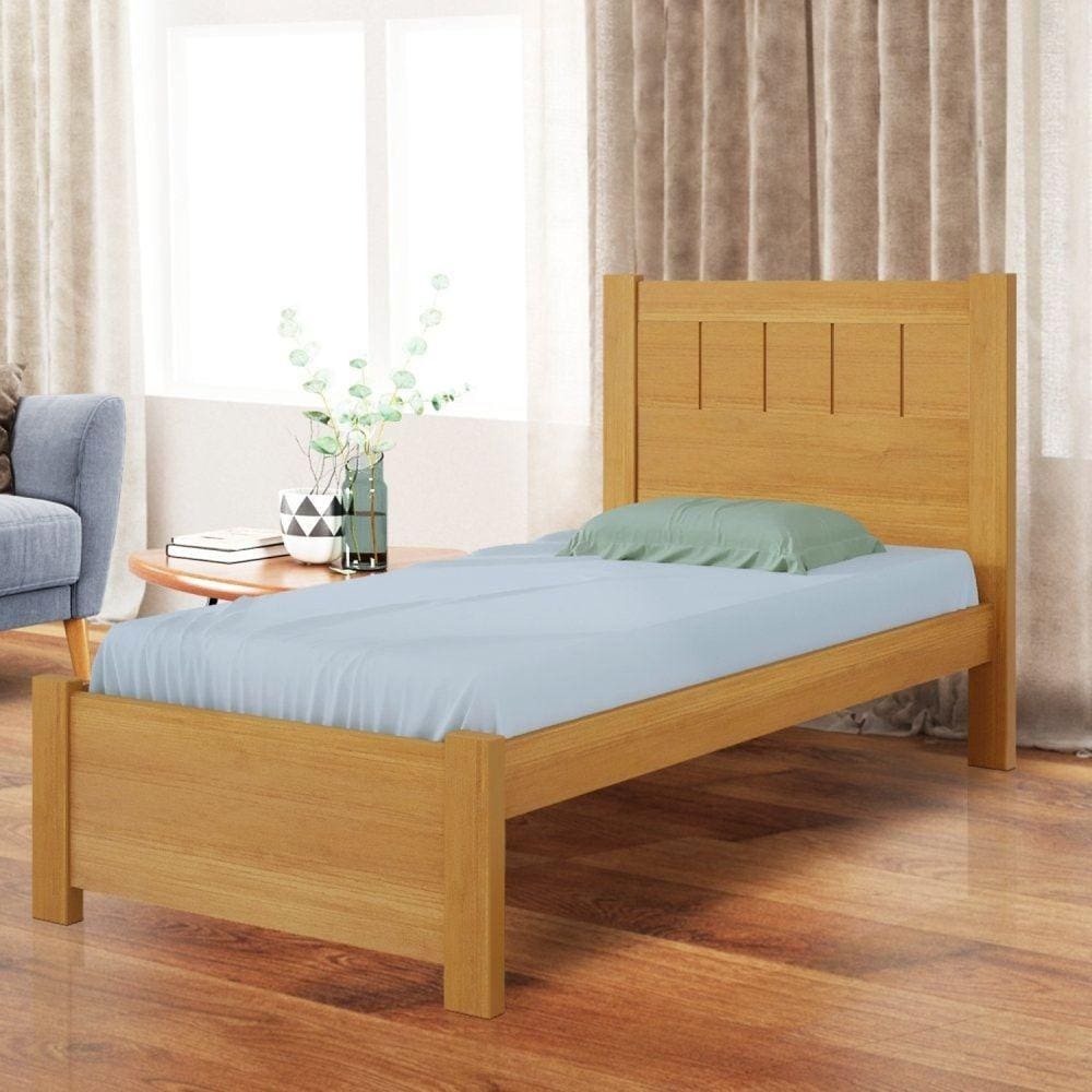 Cama Solteiro Premium Plus 100% Mdf Cinamomo