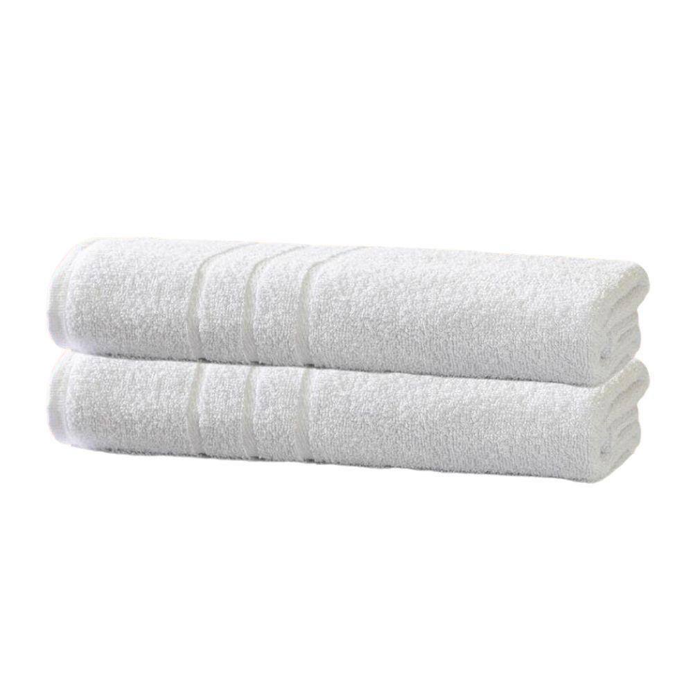 Toalha Teka Roma 0,70x1,35m - Absorção - 2 Peças - Branca