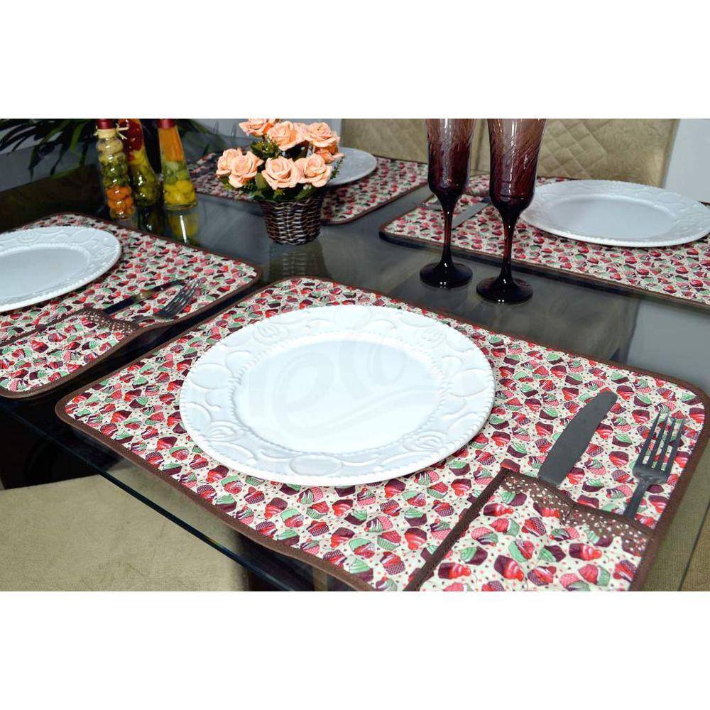 Lugar Americano Individual Matelado - Docinhos