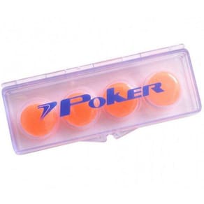 Protetor De Ouvido Poker Silicone Soft Laranja