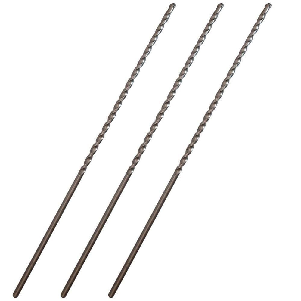 Kit 3 Brocas Wídea Extra Longa 8mm x 400mm Guepar