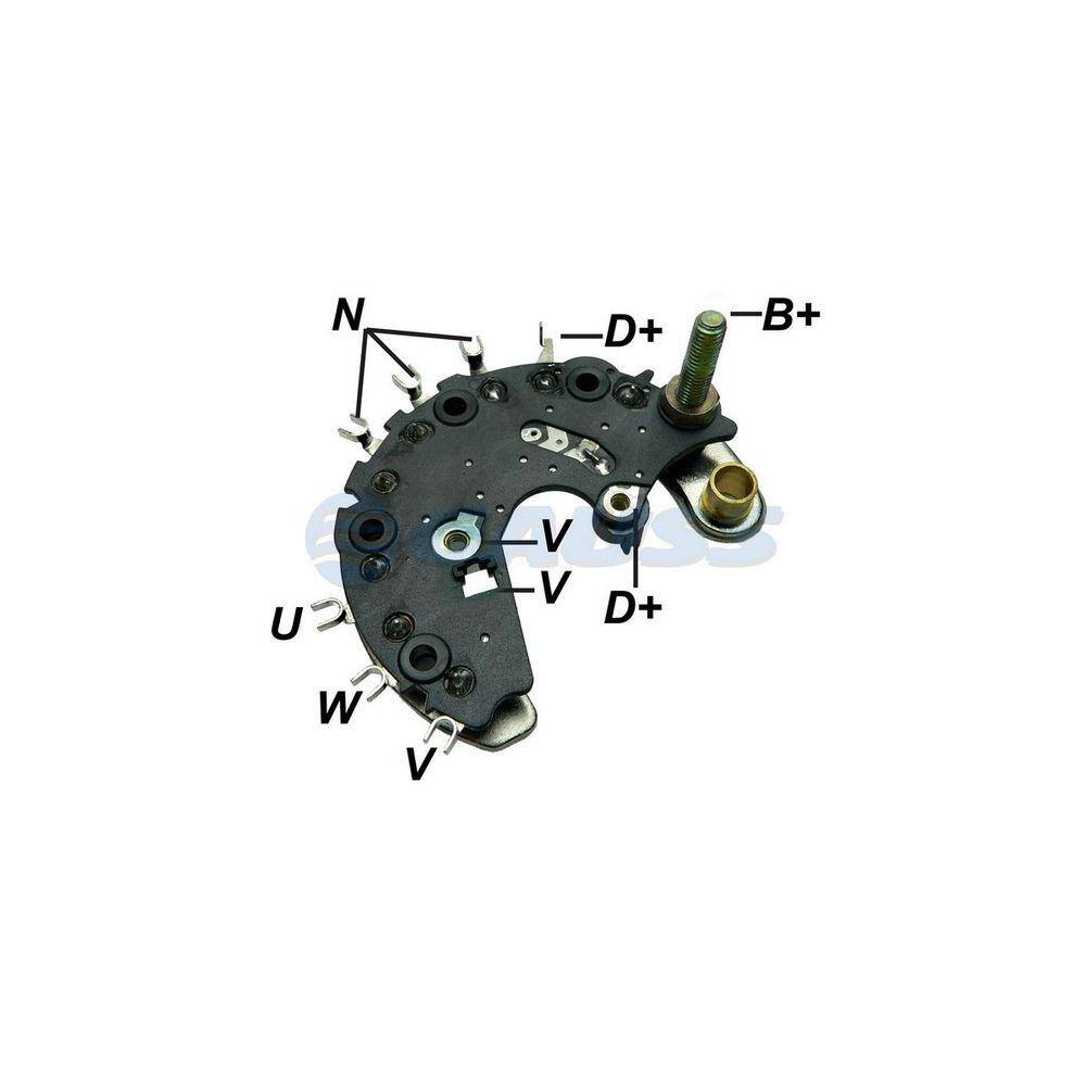 Retificador Do Alternador Audi A4 A6 Citroen Berlingo Xsara Zx Peugeot 106 306 405 Partner Passat 120A - Gauss - GA1842