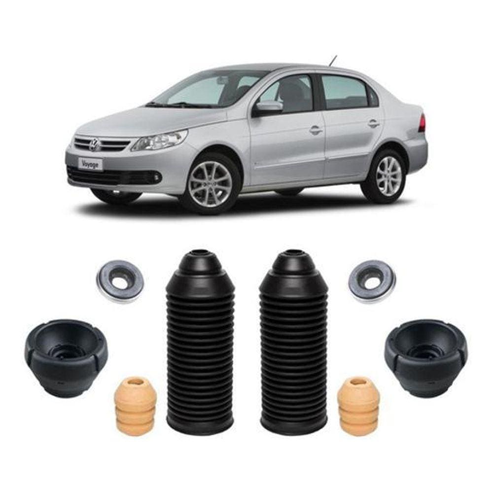 2 Kit Coxim Rolamento Batente Dianteiro Voyage 2016 2017 18