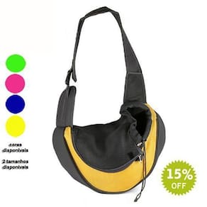 Bolsa Tiracolo Para Transporte De Pet De Até 4 Kgs Rosa