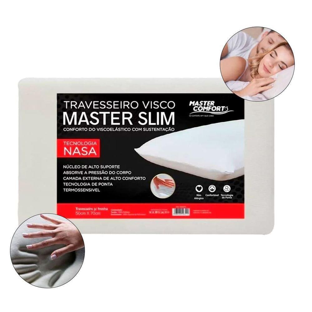 Travesseiro Nasa Astronauta Master Comfort