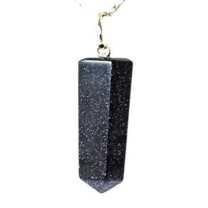 Colar Pontinha Pedra Estrela Pino e Presilha Prata 950