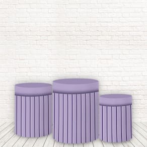 Trio De Capas Tecido Sublimado 3D Ripados Fcc-648