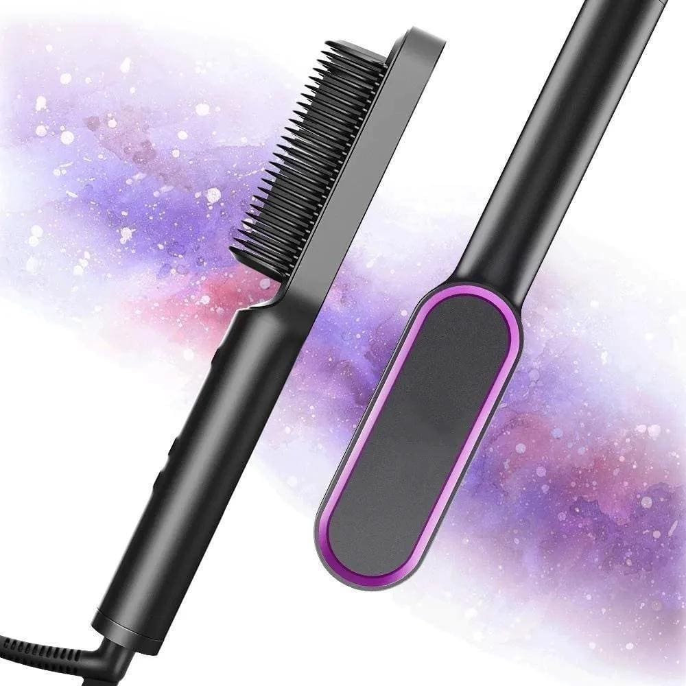 Escova Profissional Multifuncional Elétrica Alisamento Hair