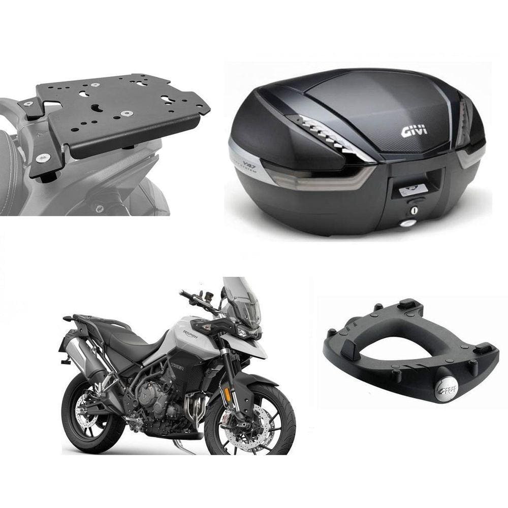 Kit Bau Givi V47Nnt+Base M5+Suporte Scam Spto510 P Tiger 900