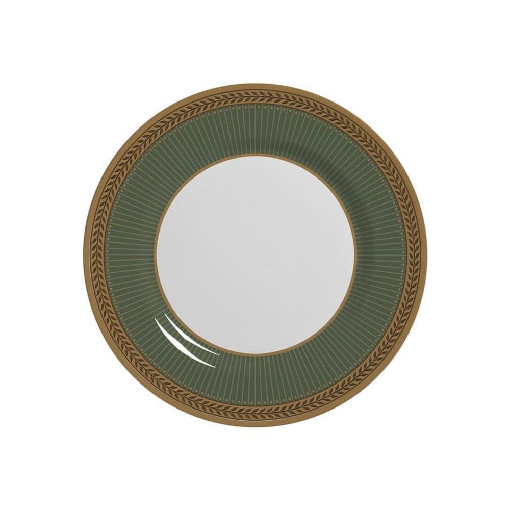 Pratos Sobremesa Cerâmica Branca 21cm - Jogo 6