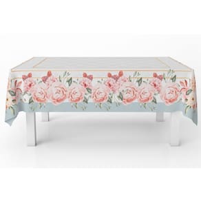 Toalha De Mesa Retangular Stmhome 2,20M X 1,50M Flowers