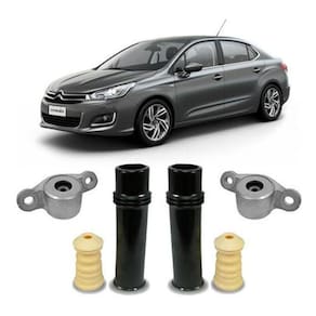 2 Kit Coxim Batente Traseiro Citroen C4 Lounge 2015 2016 17