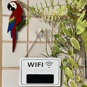 Placa Quadro Decorativo Senha Wifi Casa Escritório Sala