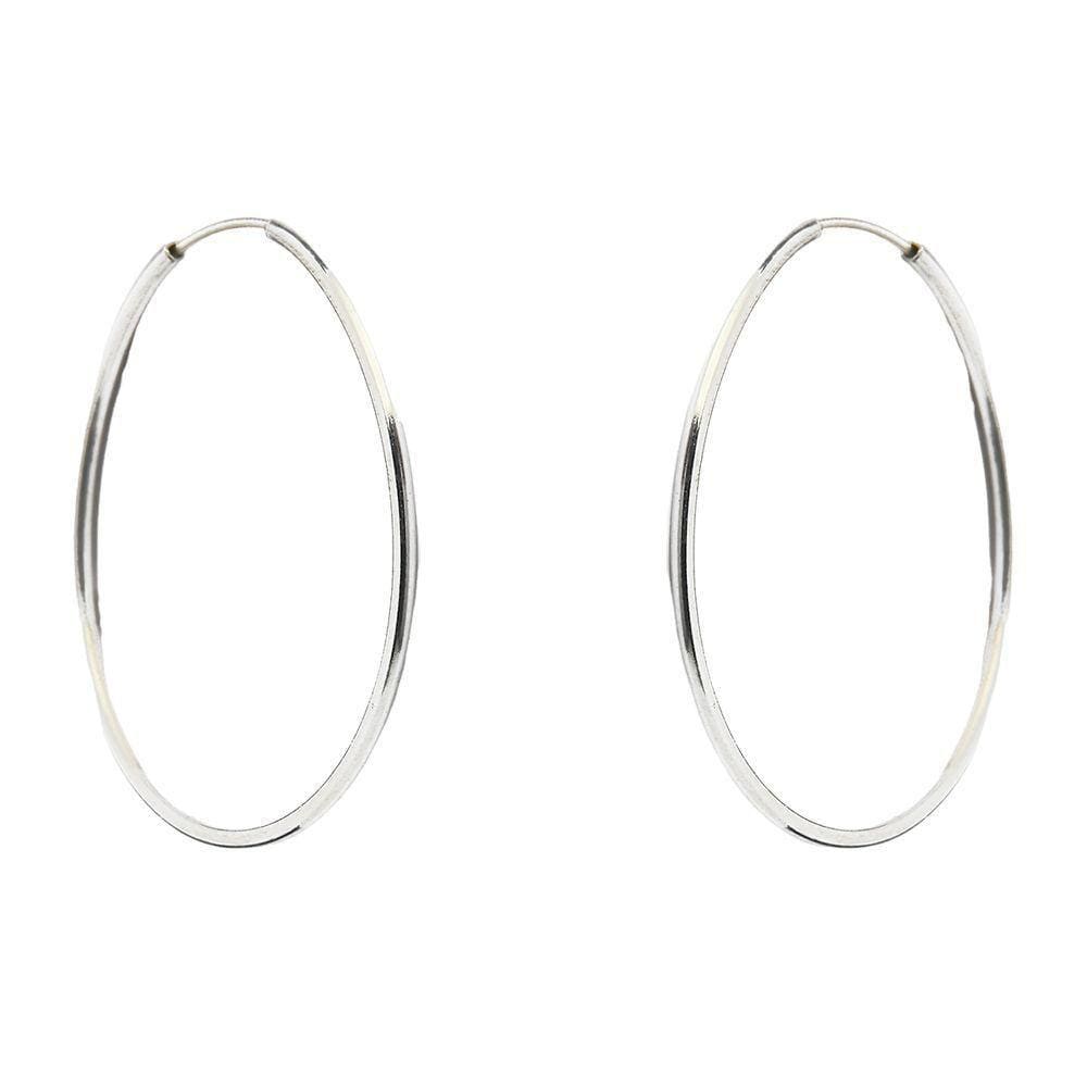 Brinco Argola Lisa Prata 925 2,9cm