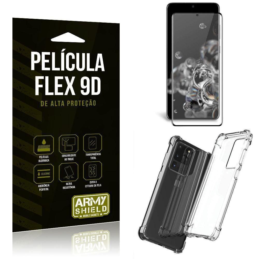 Capa Anti Impacto+Película Nano 9D Galaxy S20 Ultra